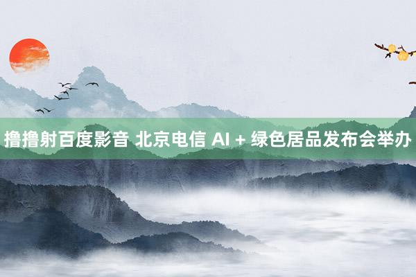 撸撸射百度影音 北京电信 AI + 绿色居品发布会举办